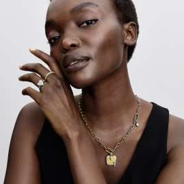 Pandora 364343C00-45 Women's Necklace Two Tone