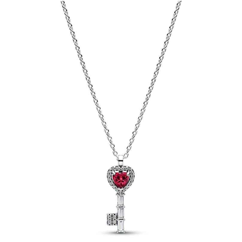 Pandora 394392C01-45 Women's Necklace Elevated Heart Key 5700303249445