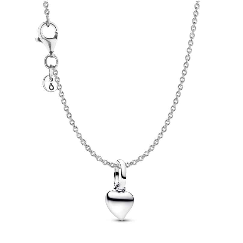 Pandora 21530 Women's Necklace Gift Set Silver Bundle with Mini Heart Pendant 4262551215302