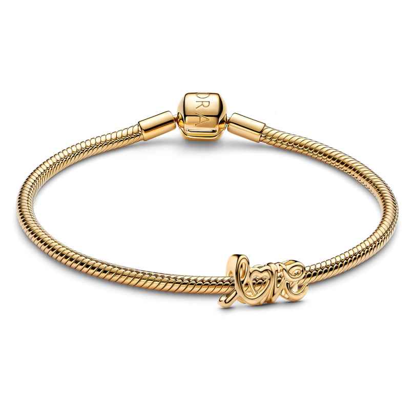 Pandora 21541 Geschenkset Damen-Armband Handgeschriebene Liebe Goldfarben