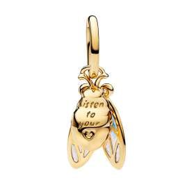Pandora 764490C01 Charm-Anhänger Zikade Goldfarben