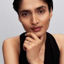 Pandora 194499C01 Damenring Funkelnde Blume Silber