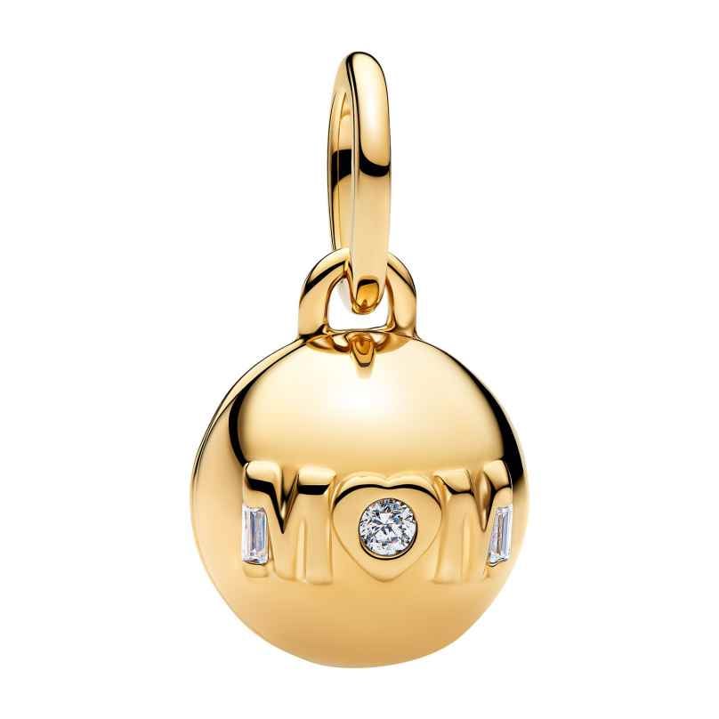 Pandora 764457C01 Charm-Anhänger Mum Kugelverschluss Goldfarben 5700303277899