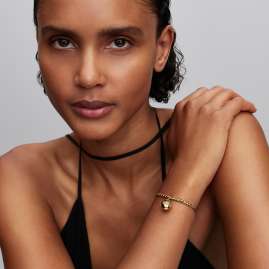 Pandora 764457C01 Charm-Anhänger Mum Kugelverschluss Goldfarben