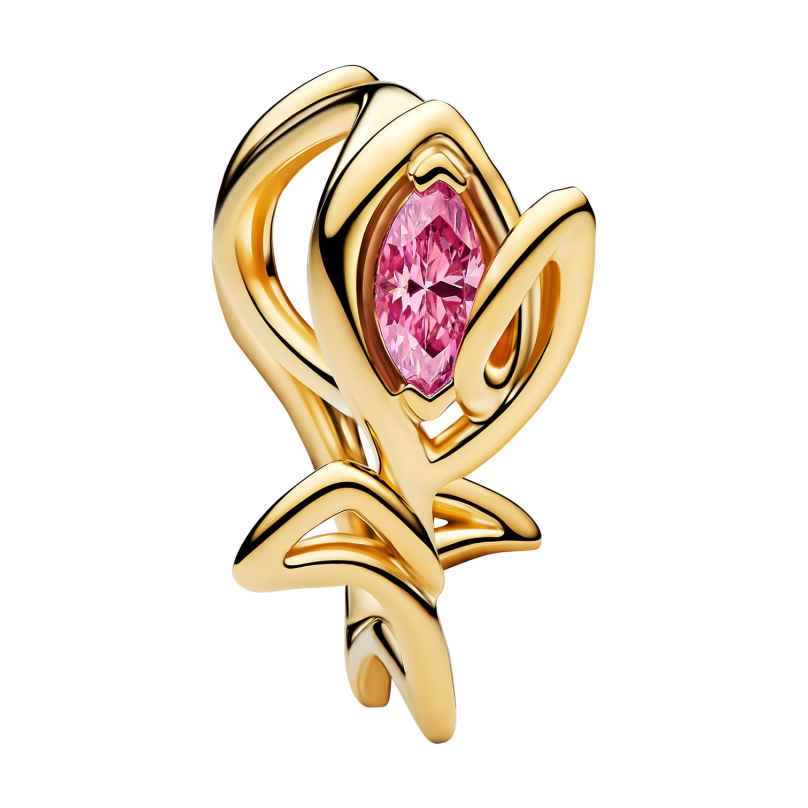 Pandora 764555C01 Charm Goldfarben Tulpe 5700303277912