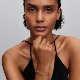 Pandora 764555C01 Charm Gold-Coloured Tulip