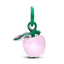 Pandora 794484C01 Charm Pendant Silver Murano Pink Apple