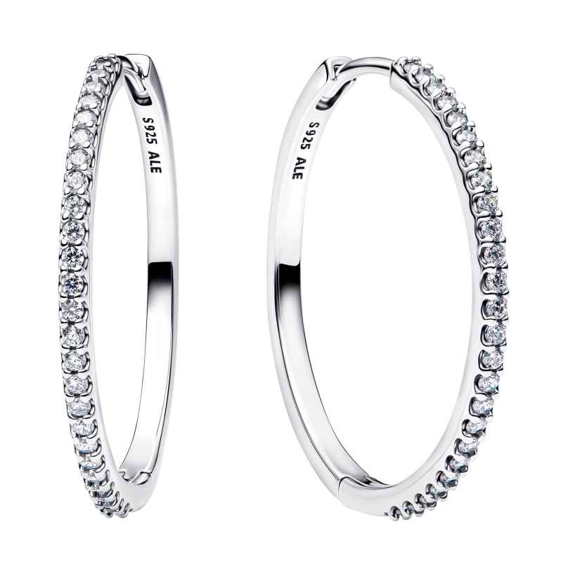 Pandora 294650C01 Ohrringe für Damen Funkelnde Creolen Silber 5700303291932