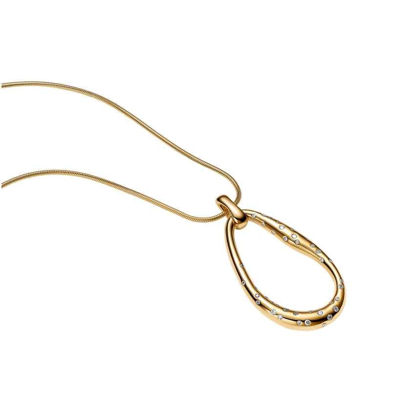 Pandora 364667C01-90 Statement-Collier für Damen mit Steinen Besetzt 5700303291994