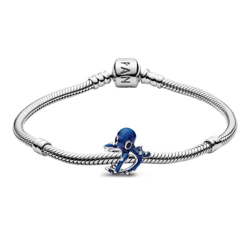 Pandora 31020 Damenarmband Silber Starterset Blauer Oktopus