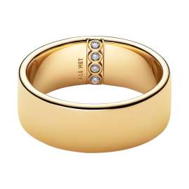 Pandora 164774C01 Damenring Breite Schiene Goldfarben