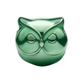 Pandora 794900C01 Mini Silber-Charm Grüne Eule