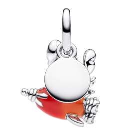 Pandora 793742C01 Silver Charm Pendant Disney Stitch Rocket Ship