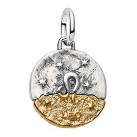 Pandora 764994C01 Medaillon-Charm Anhänger Zweifarbig Sternzeichen Löwe