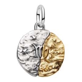 Pandora 764992C01 Medaillon-Charm Anhänger Zweifarbig Sternzeichen Jungfrau