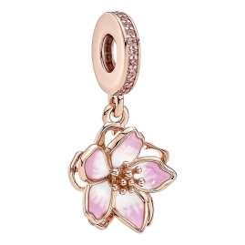 Pandora 31336 Women's Necklace Cherry Blossom Gift Bundle Rose Gold Tone