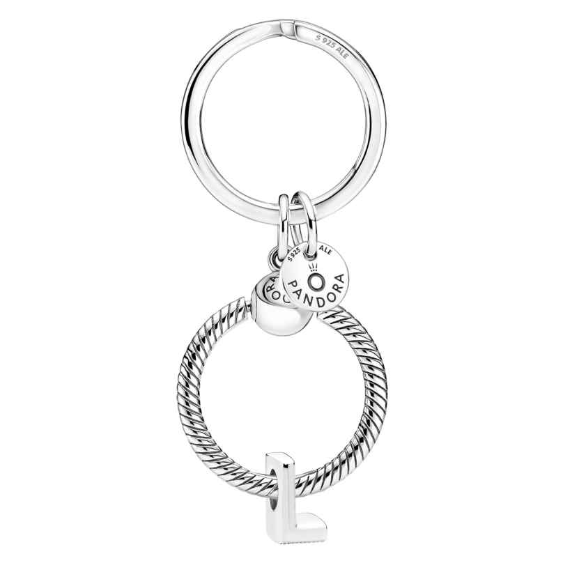 Pandora 51525-L Key Ring with Letter Pendant L 4260727515355