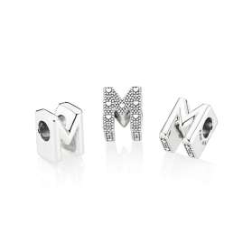 Pandora 51525-M Key Ring with Letter Pendant M