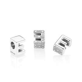 Pandora 51550-E Schlüssel-Anhänger mit Buchstaben-Charm E