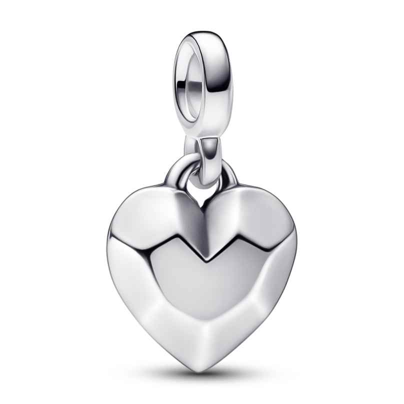 Pandora 792305C00 Pendant Faceted Heart Silver 5700303007304