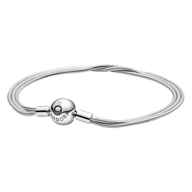 Pandora 599338C00 Damen-Armband Silber Multi-Schlangenkette