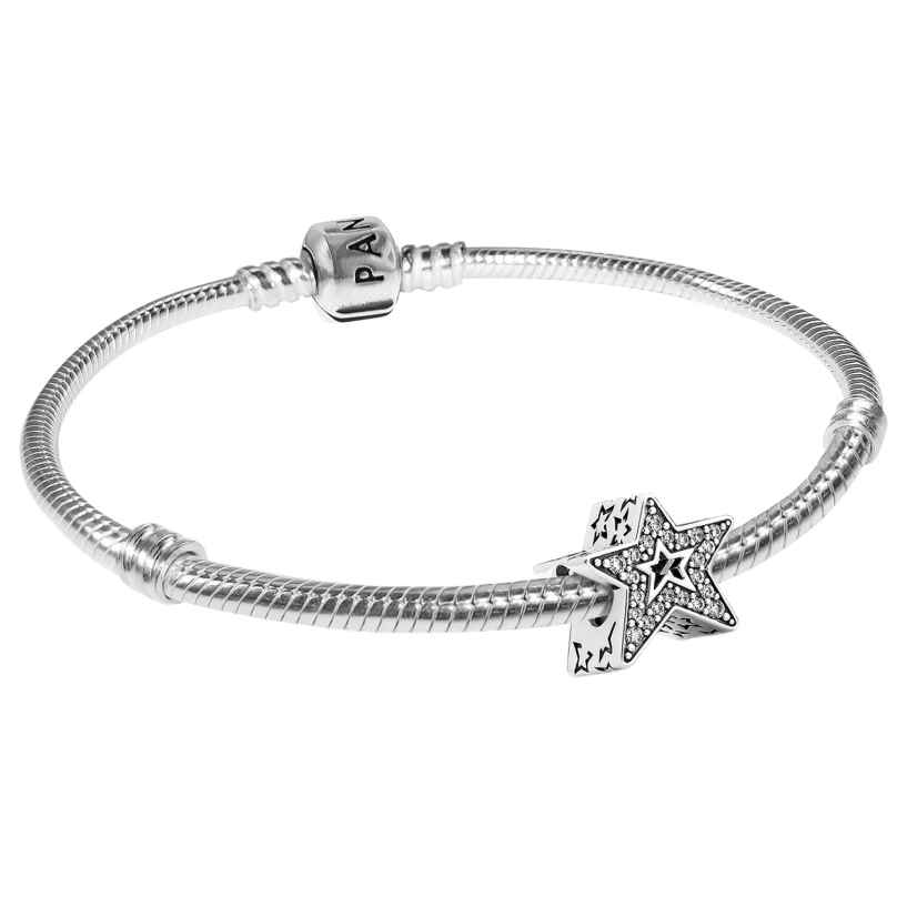 Pandora 51738 Ladies' Bracelet Gift Set Sparkling Asymmetric Star