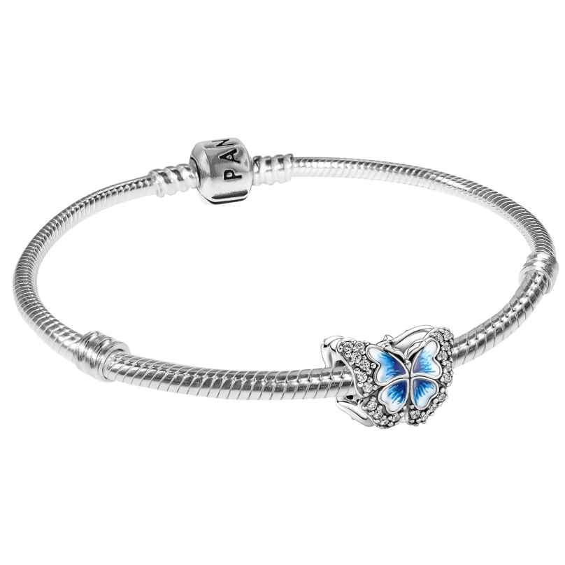 Pandora 41743 Damen-Armband Geschenkset Blauer Schmetterling