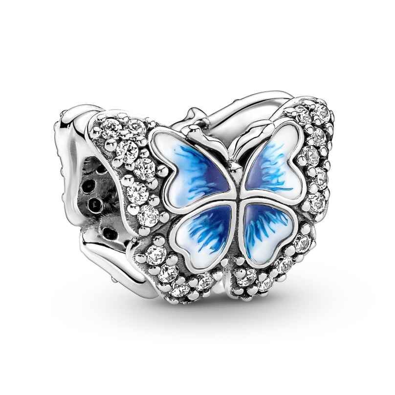 Pandora 790761C01 Charm Silber Blauer Schmetterling 5700302970937