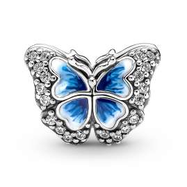 Pandora 790761C01 Charm Silber Blauer Schmetterling