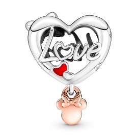 Pandora 781142C01 Silver Charm Disney Minnie Mouse Mom Heart