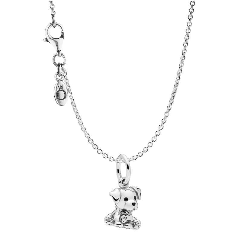 Pandora 75249 Necklace with Pendant Labrador Puppy Silver 925 4260641752492