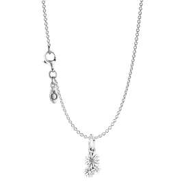 Pandora 75712 Silver Ladies' Necklace Daisy Flower Bouquet