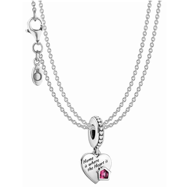 Pandora 39807 Ladies' Necklace Love my Home Heart Silver 4260684398077