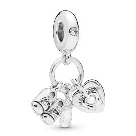 Pandora 51635 Women's Necklace My Little Baby 925 Silver for Mothers