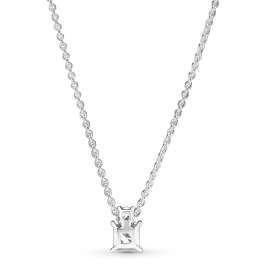 Pandora 390048C01 Damen-Halskette Rund & Quadratisch Silber