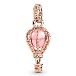 Pandora 81782 Ladies' Necklace Gift Set Sparkling Pink Hot Air Balloon