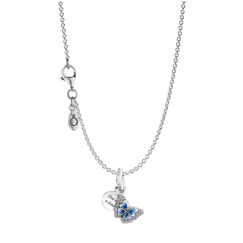 Pandora 41757 Halskette Geschenkset Blauer Schmetterling 4260769417570