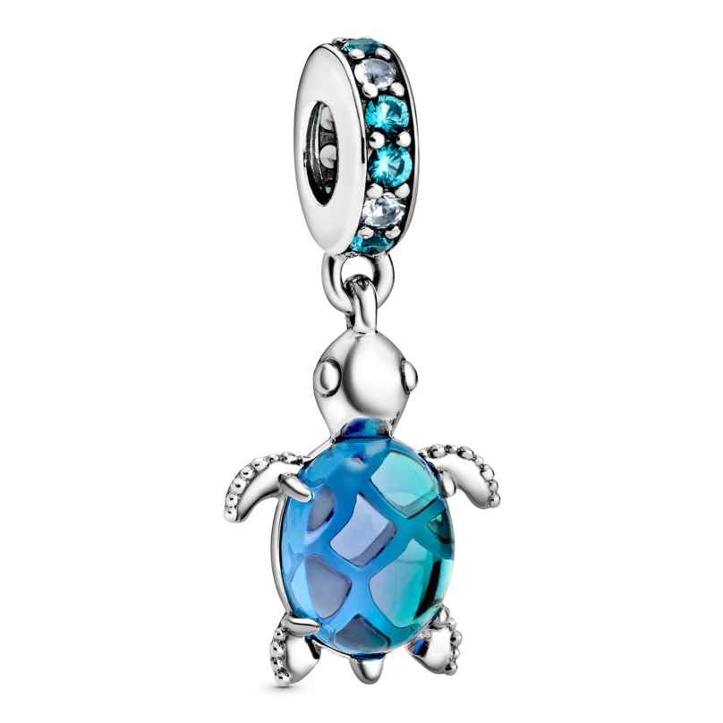 Pandora 798939C01 Charm-Anhänger Meeresschildkröte mit Muranoglas 5700302877328