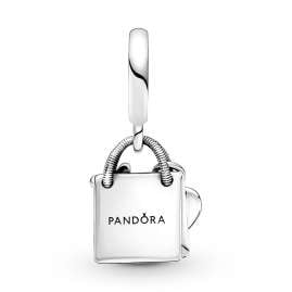 Pandora 799536C00 Silver Dangle Charm Shopping Bag
