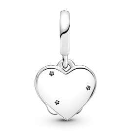 Pandora 799546C01 Silver Dangle Charm Cats and Hearts