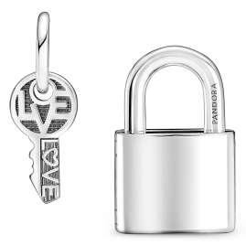 Pandora 790088C01 Charm-Anhänger Schloss & Schlüssel Silber