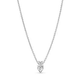 Pandora 391229C01-45 Damen-Halskette Doppelherz Silber