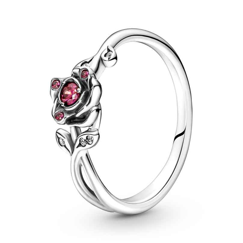 Pandora 190017C01 Damenring Disney Schöne und das Biest Rose
