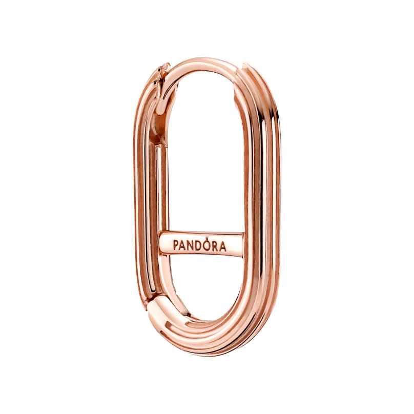 Pandora 289657C00 Single Hoop Link Earring Rose Gold Tone 5700302951578