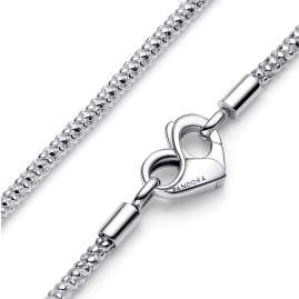 Pandora 392451C00 Ladies' Necklace 925 Silver with Heart Lobster Clasp