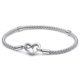 Pandora 592453C00 Charm Bracelet for Women Silver 925 Studded Chain