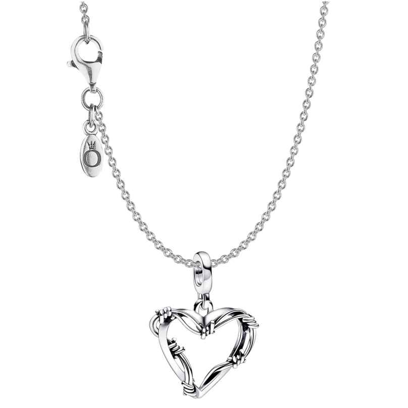 Pandora 15082 Women's Necklace 925 Silver Wire Heart 4262408150824