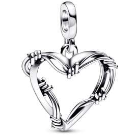 Pandora 15082 Geschenkset Damenkette Herz mit Stacheldraht