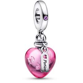 Pandora 15128 Women's Necklace 925 Silver Love Potion Murano Glass and Heart