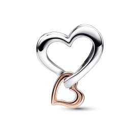 Pandora 782642C00 Charm Two-Tone Infinity Heart
